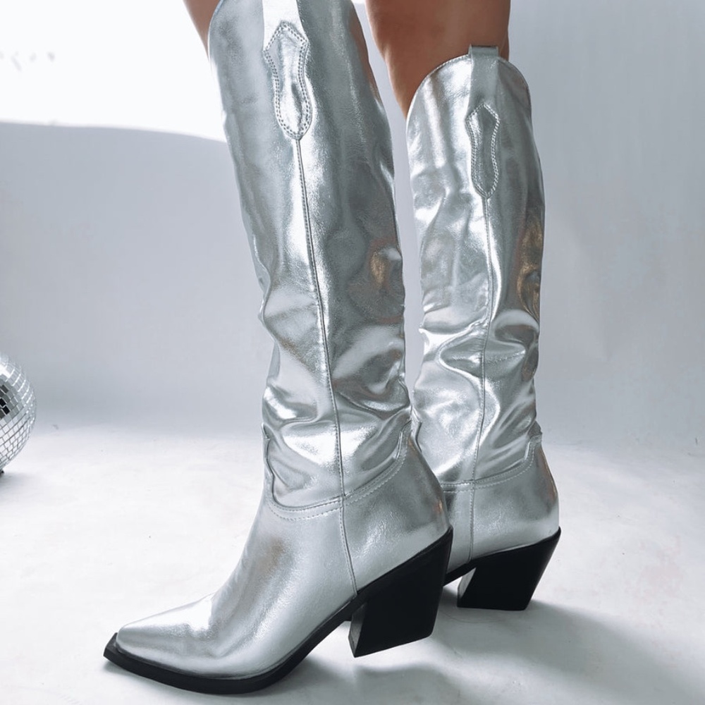 Billini Ulise Silver Metallic Boot